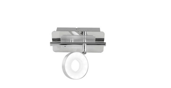 LED-STRAHLER 17,5/9/18,5 cm - Chromfarben/Alufarben, Trend, Metall (17,5/9/18,5cm) - Novel