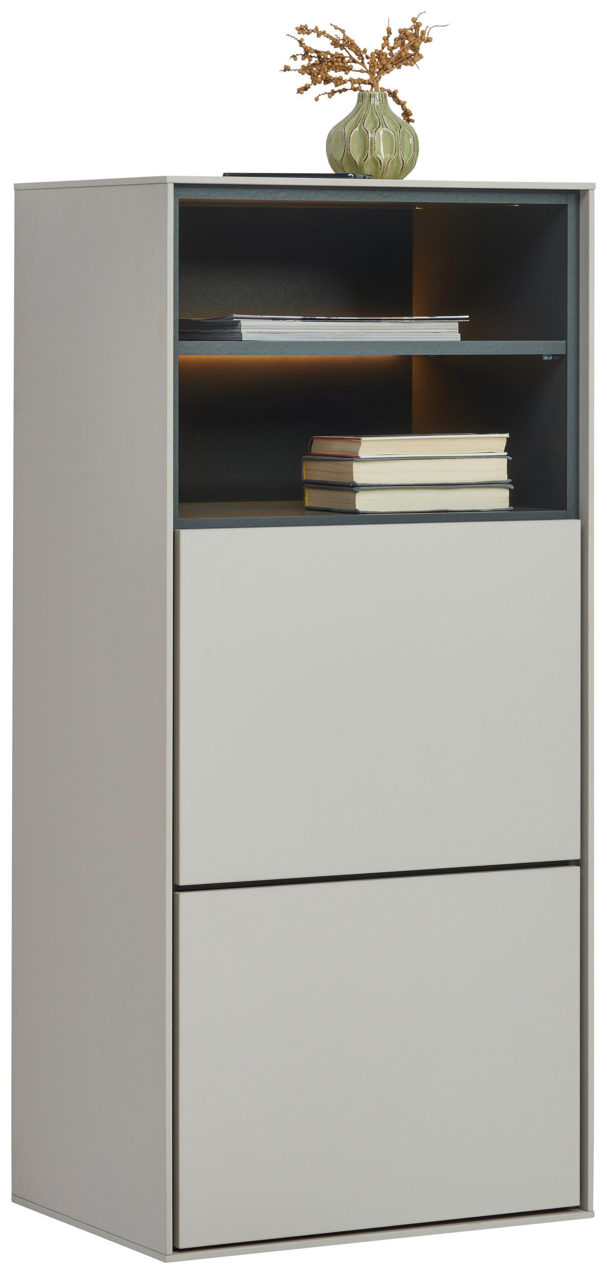 SCHUHSCHRANK Kaschmir  - Kaschmir, Design, Holzwerkstoff (55/118/41cm) - Voleo