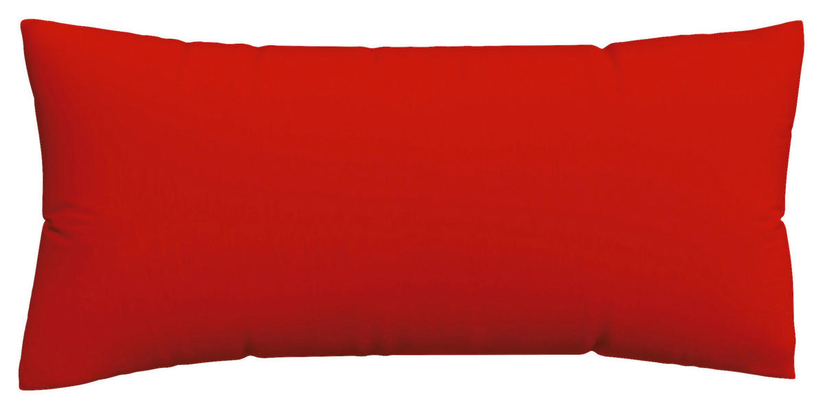 KOPFKISSENBEZUG WOVEN SATIN 40/80 cm  - Dunkelrot, Basics, Textil (40/80cm) - Schlafgut