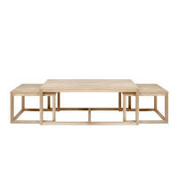 SOFFBORD SET i trä  - naturfärgad, Klassisk, trä (120/50/60cm) - Best Price