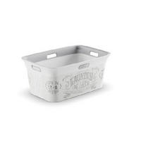 RUHÁSKOSÁR - fehér, Basics, műanyag (59/39/27cm)