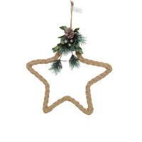 DEKOSTERN  - Beige, LIFESTYLE, Naturmaterialien/Kunststoff (39/38/6cm) - X-Mas