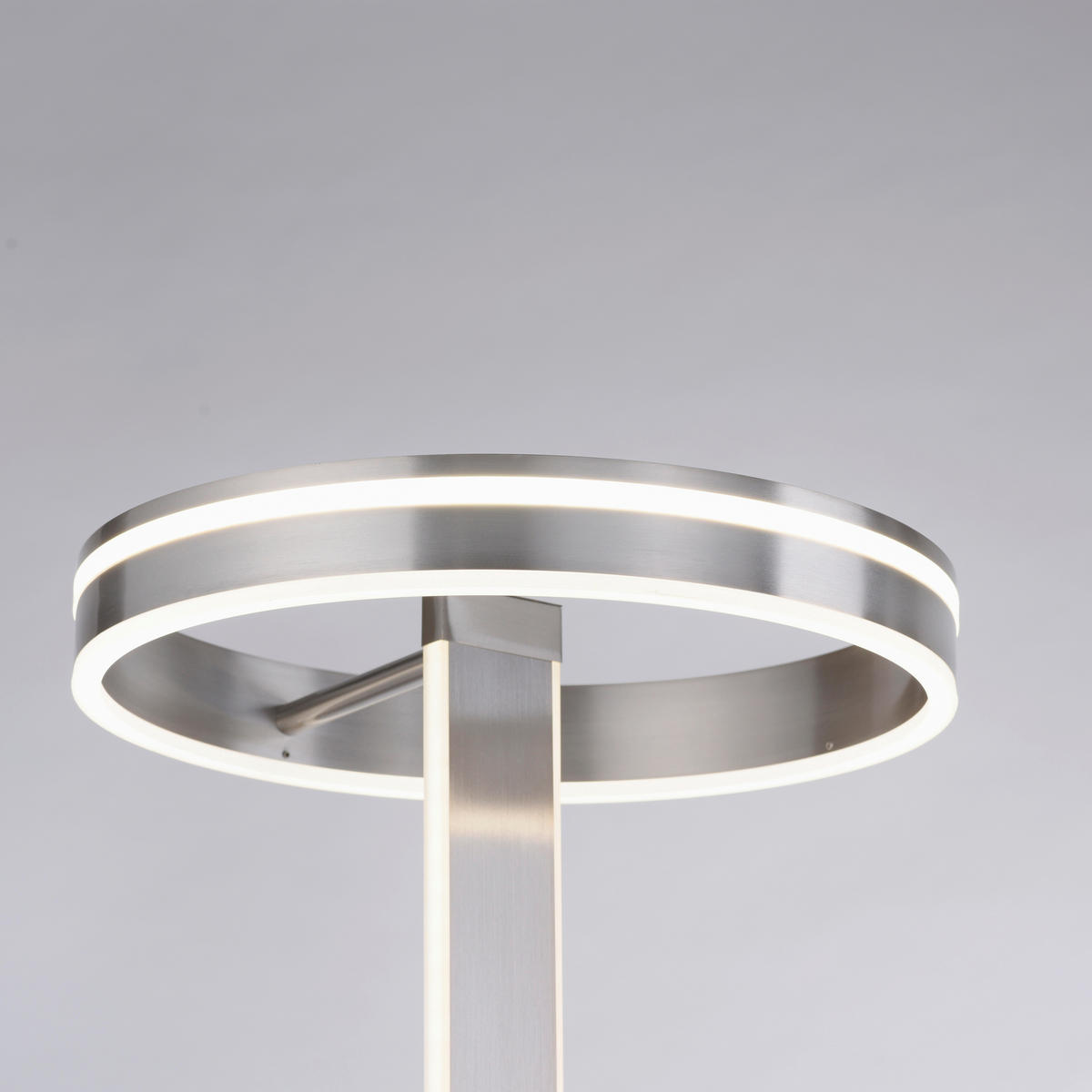 LED-STEHLEUCHTE 40/40/180 cm    - Silberfarben, Design, Kunststoff/Metall (40/40/180cm)