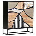 KOMMODE  in 100/110/35 cm  - Schwarz/Naturfarben, Design, Holz/Holzwerkstoff (100/110/35cm) - Landscape