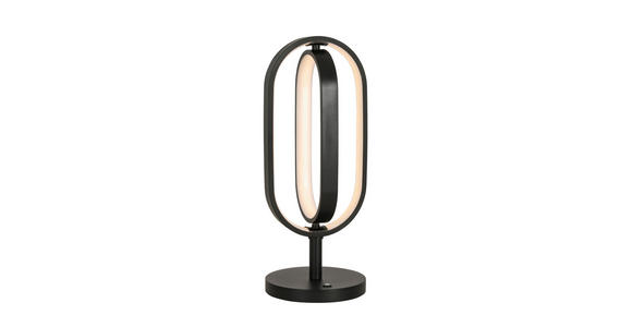 LED-TISCHLEUCHTE 21/50 cm - Schwarz, Design, Kunststoff/Metall (21/50cm) - Novel
