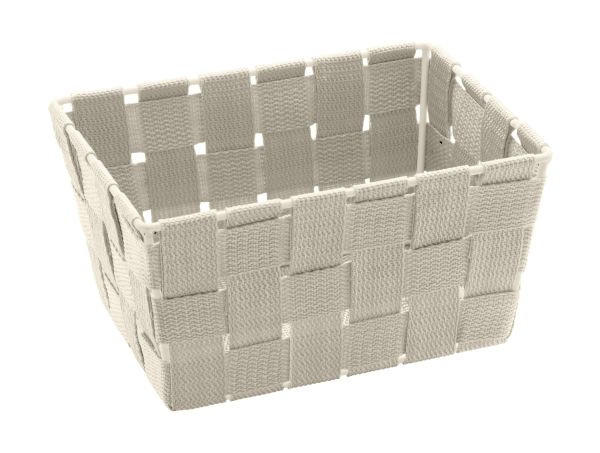 KOŠÍK béžová - béžová, Basics, plast (19/9/14cm)