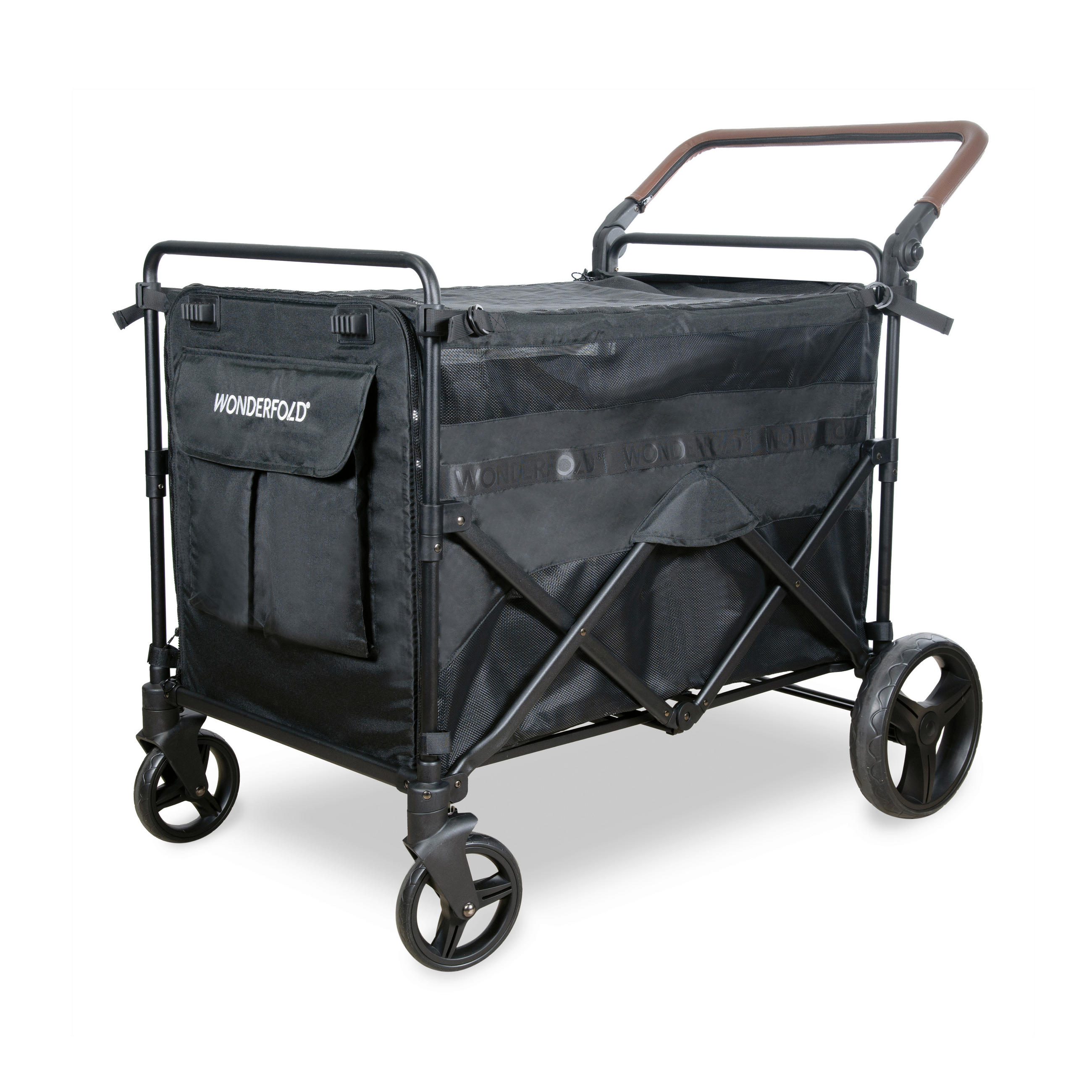 TIER-BUGGY  PXL Pet Heavy Duty Wagon   - Schwarz, Basics, Textil/Metall (117/72,50/107,50cm) - WONDERFOLD