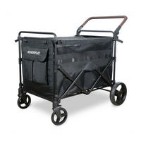 TIER-BUGGY  PXL Pet Heavy Duty Wagon   - Schwarz, Basics, Textil/Metall (117/72,50/107,50cm) - WONDERFOLD