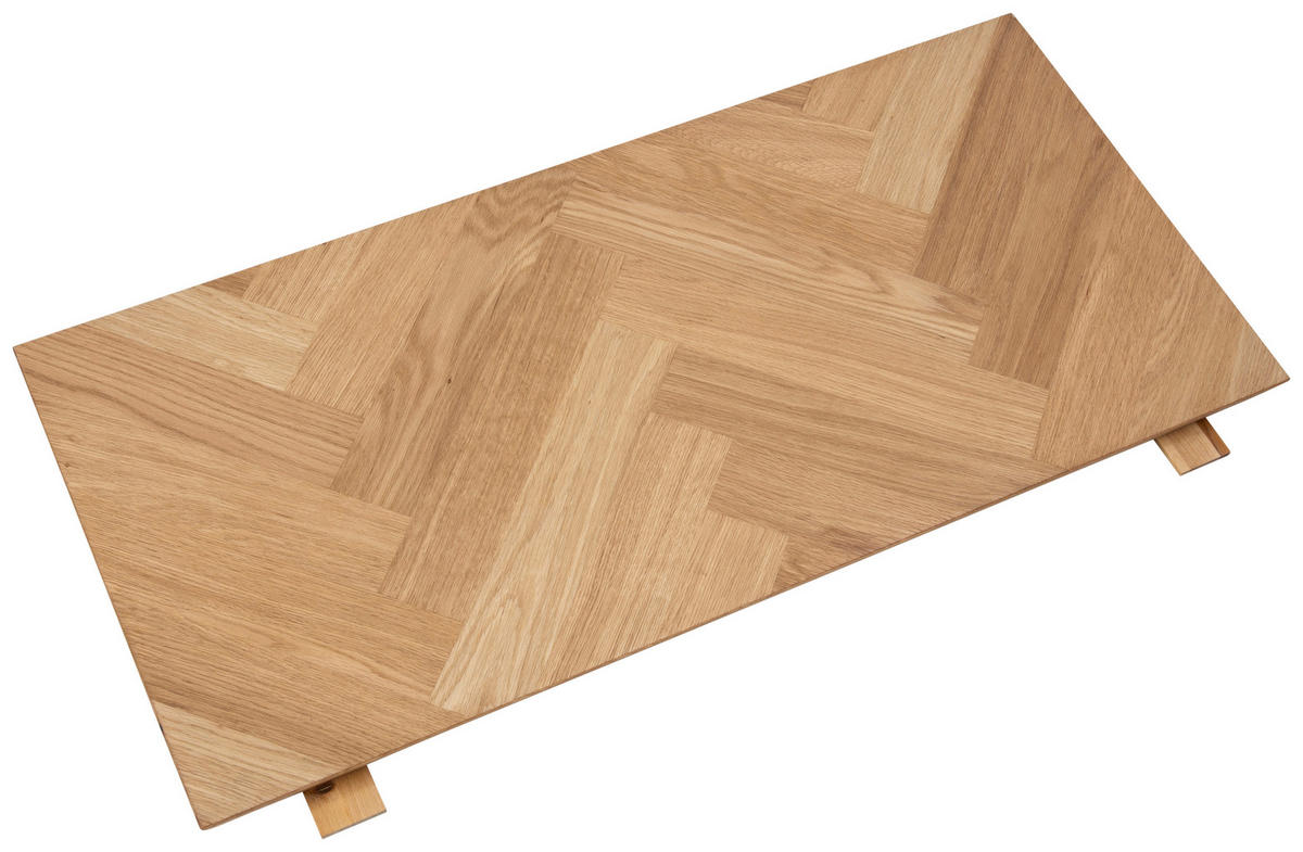 ANSTECKPLATTE - Eichefarben, Trend, Holz (95/45/2,5cm) - Livetastic