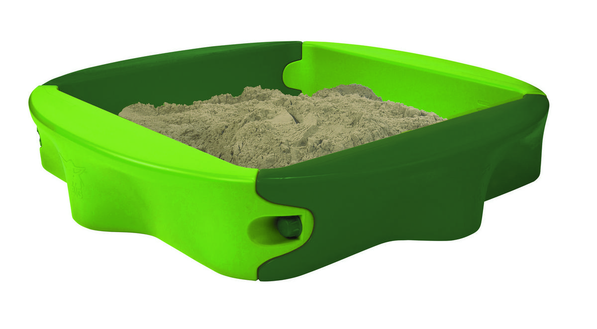 SANDKASTEN 60/117/41 cm  - Grün, Basics, Kunststoff (60/117/41cm) - BIG