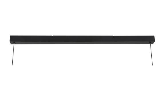 LED-HÄNGELEUCHTE 120/20/200 cm - Schwarz, Design, Glas/Kunststoff (120/20/200cm) - Dieter Knoll