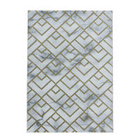WEBTEPPICH 140/200 cm Naxos 3813 gold Goldfarben  - Goldfarben, Design, Textil (140/200cm)