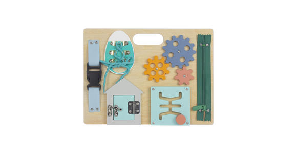 MOTORIKSPIEL  - Multicolor, Basics, Holz/Holzwerkstoff (29,4/21,9/2,6cm) - My Baby Lou