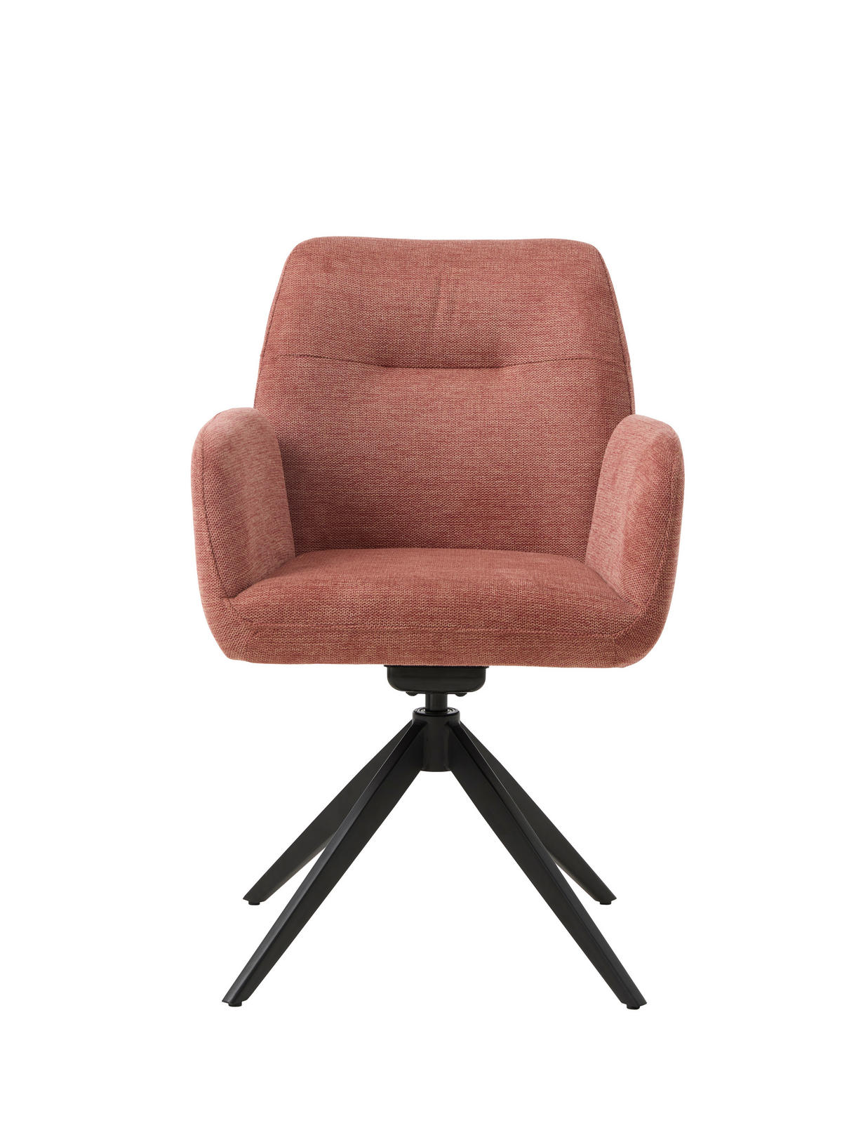 ARMLEHNSTUHL  in  - Rot/Schwarz, Basics, Textil/Metall (57,5/88/62cm) - Livetastic