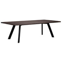 MATBORD i trä, metall 240/100/75 cm   - svart, Design, metall/trä (240/100/75cm) - Rowico