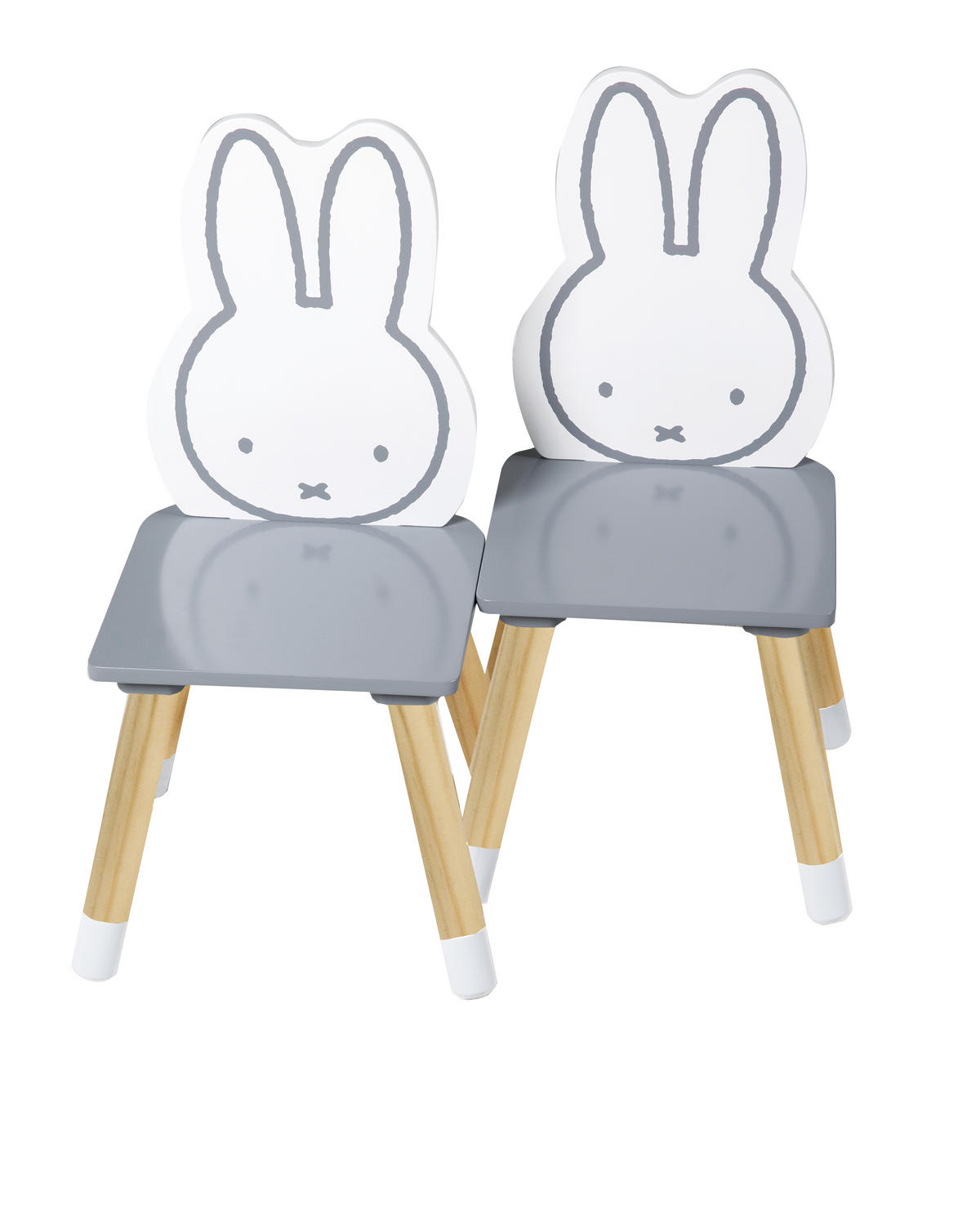 KINDERSITZGRUPPE MIFFY  - Dunkelgrau/Weiß, Basics, Holz/Holzwerkstoff - Roba
