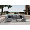 LOUNGEGARNITUR 245/329 cm Aluminium  - Dunkelgrau/Anthrazit, MODERN, Kunststoff/Textil (245/329cm) - Ambia Garden