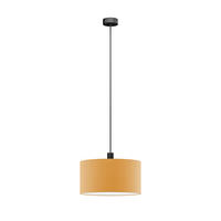 FÜGGŐLÁMPA 50/130 cm  - világosbarna, Basics, műanyag/textil (50/130cm)