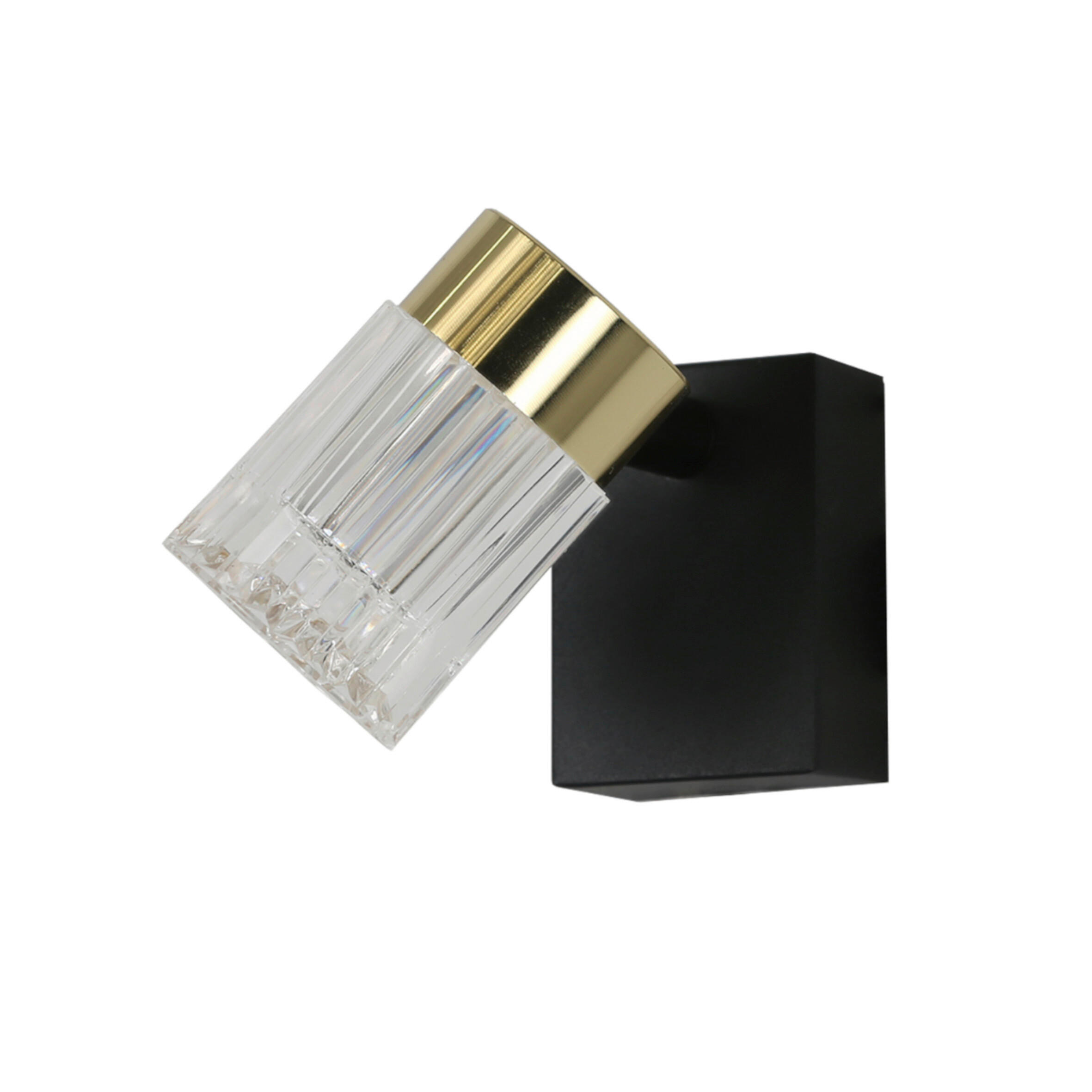 LED-WANDLEUCHTE Erovia  14/8.5/5.5 cm  - Goldfarben, Design, Metall (14/8.5/5.5cm)