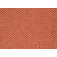 ECKSOFA in Webstoff Orange  - Schwarz/Orange, Design, Textil/Metall (184/284cm) - Dieter Knoll