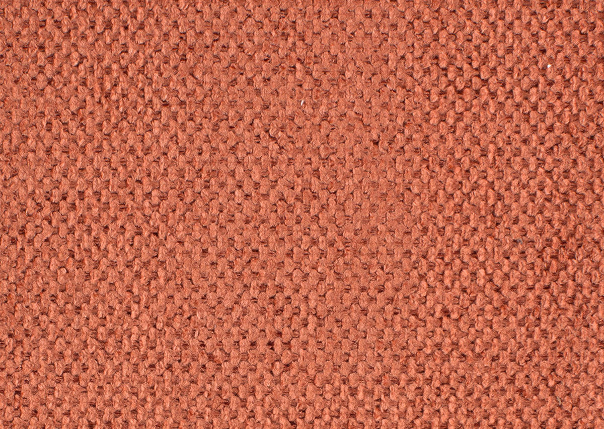 ECKSOFA in Webstoff Orange  - Schwarz/Orange, Design, Textil/Metall (284/184cm) - Dieter Knoll