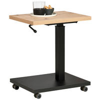 BEISTELLTISCH in Holzwerkstoff 45/35/49-67 cm  - Schwarz/Eiche Artisan, Design, Holzwerkstoff/Metall (45/35/49-67cm) - Novel