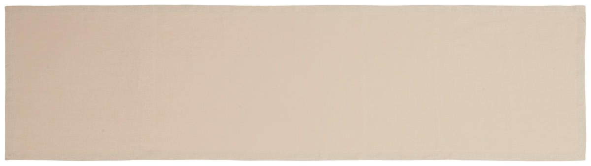 TISCHLÄUFER Textil Leinenoptik Beige 40/150 cm  - Beige, Basics, Textil (40/150cm) - Novel