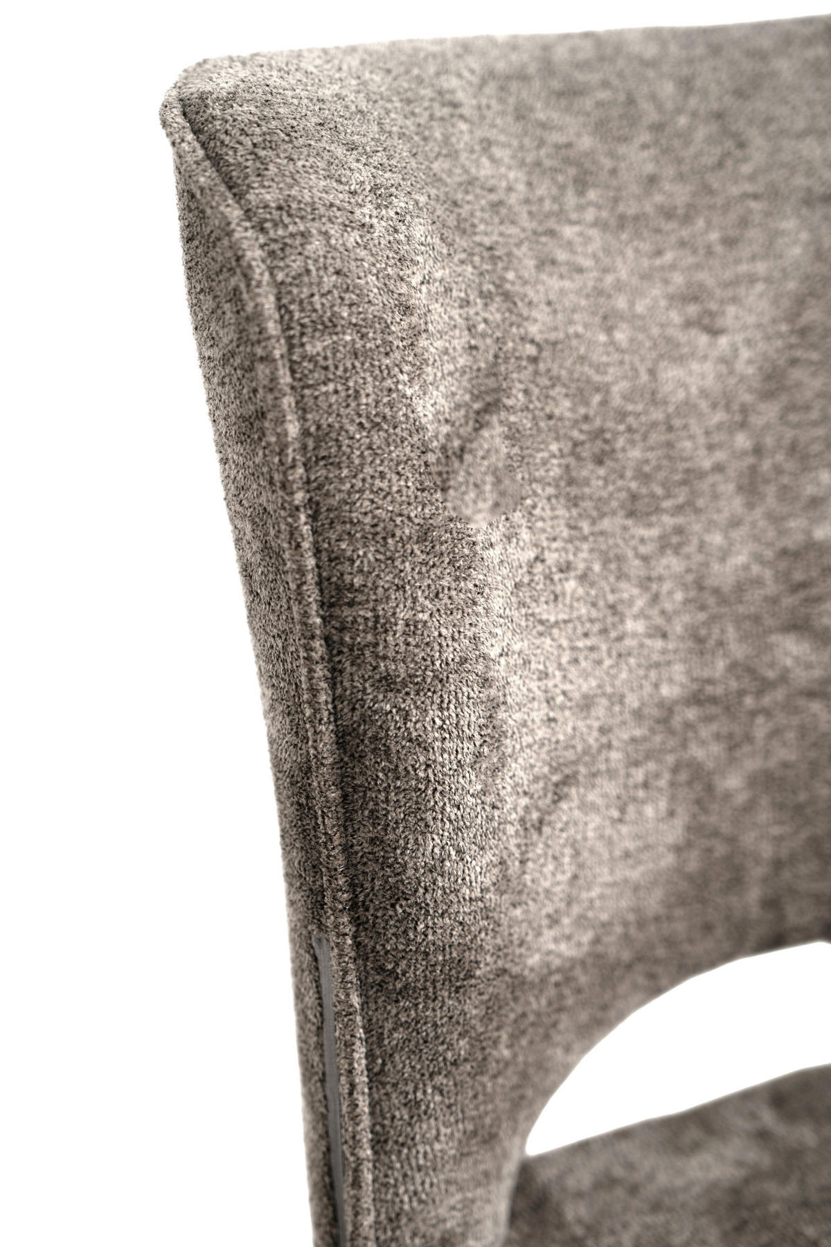 STUHL  in Stahl Mikrofaser Metall, Textil  - Schwarz/Grau, MODERN, Textil/Metall (49/83,5/59,5cm) - MID.YOU