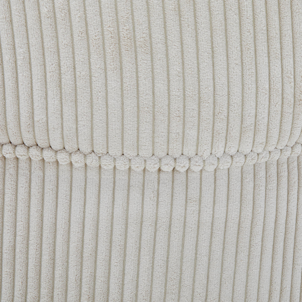 WOHNLANDSCHAFT Beige Cord  - Beige/Schwarz, Design, Kunststoff/Textil (300/160cm) - Livetastic
