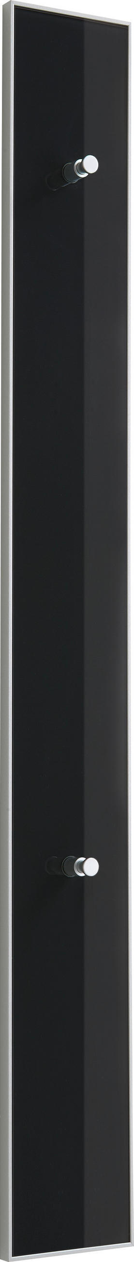 GARDEROBENLEISTE Anthrazit - Anthrazit, Design, Glas (16/140/7cm)