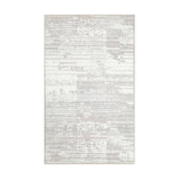 BADTEPPICH Weiß, Greige 80/150 cm  - Greige/Weiß, Design, Kunststoff/Textil (80/150cm) - WECON HOME