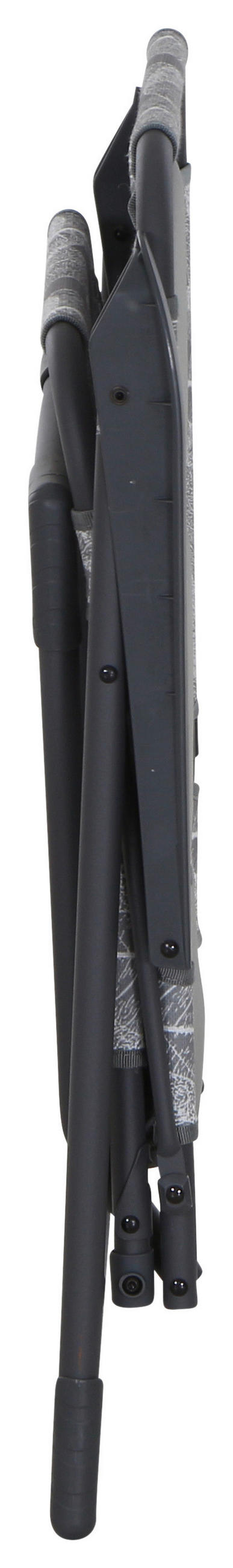 CAMPINGSESSEL - Anthrazit/Grau, KONVENTIONELL, Textil/Metall (55/99/73cm) - Siena Garden