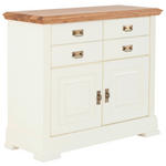 SIDEBOARD 111/93/45 cm  - Champagner/Eichefarben, LIFESTYLE, Holz/Metall (111/93/45cm) - Landscape