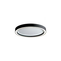 LED-DECKENLEUCHTE 40/4 cm   - Schwarz/Weiß, Design, Metall (40/4cm) - BOPP