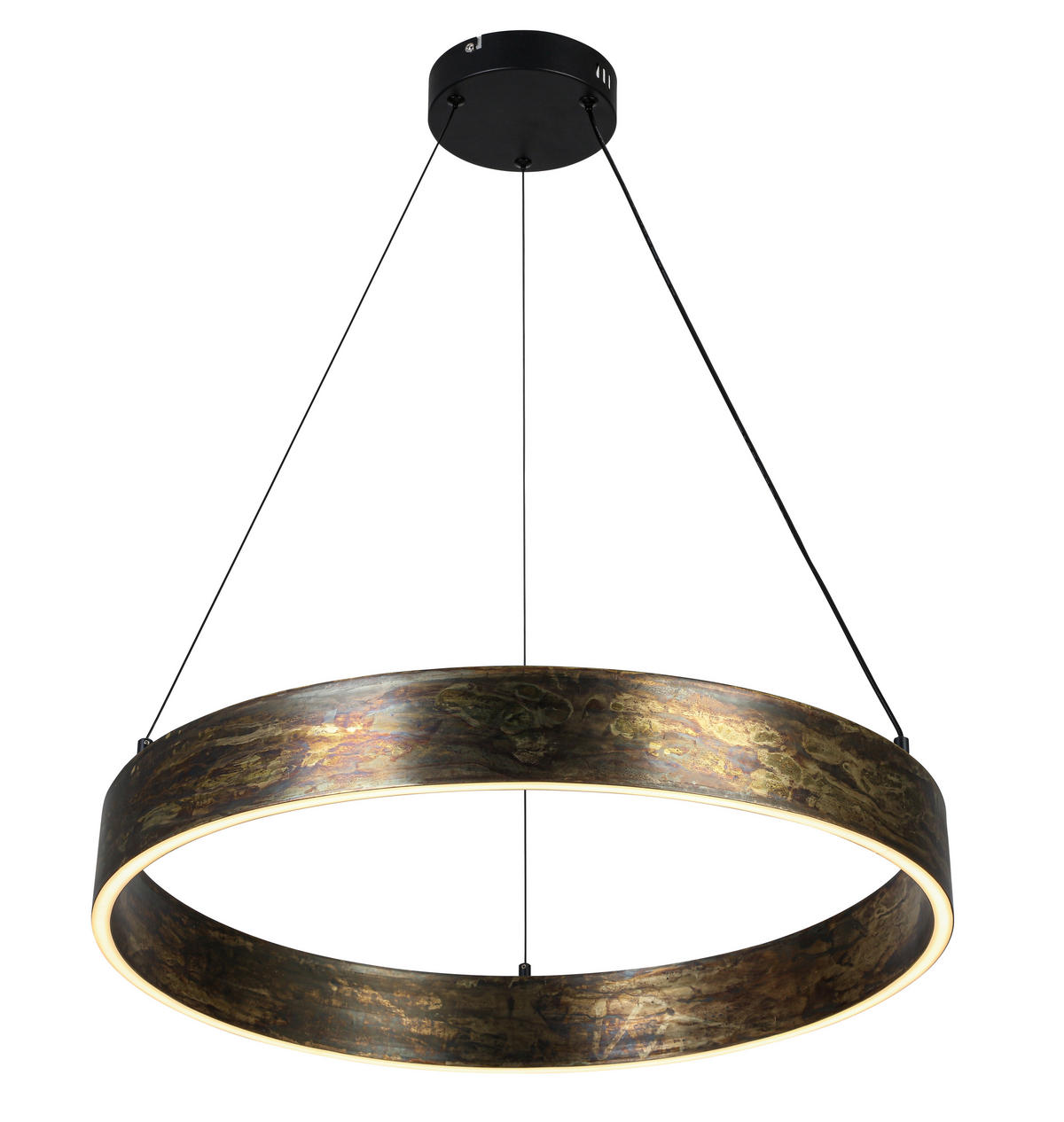 LED-HÄNGELEUCHTE Oxira 59/120 cm  - Multicolor/Schwarz, Design, Kunststoff/Metall (59/120cm) - Dieter Knoll