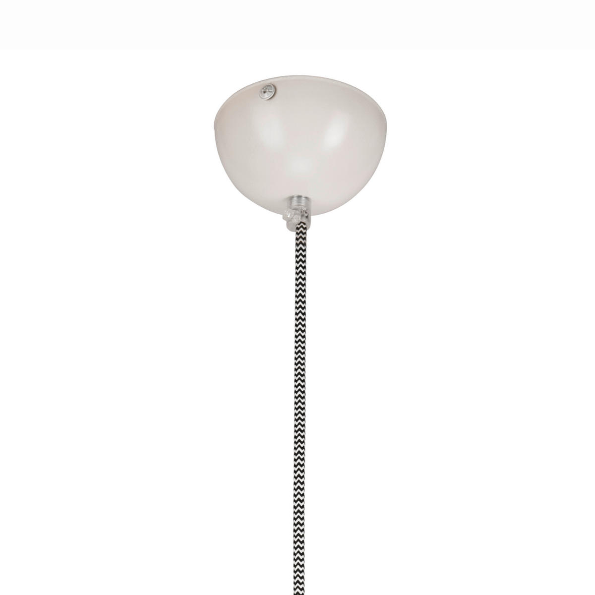 HÄNGELEUCHTE Balerina 90/38/90 cm   - Weiß Hochglanz, Design, Metall (90/38/90cm)