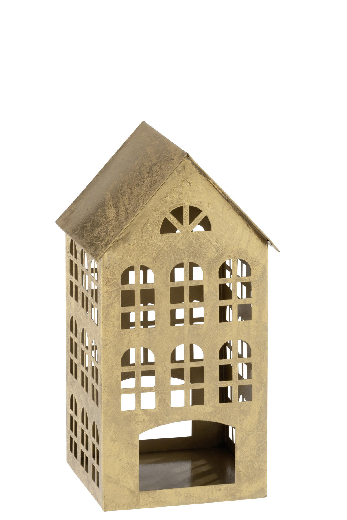 KERZENHALTER - Goldfarben, Basics, Metall (17,5/17/32,5cm) - X-Mas