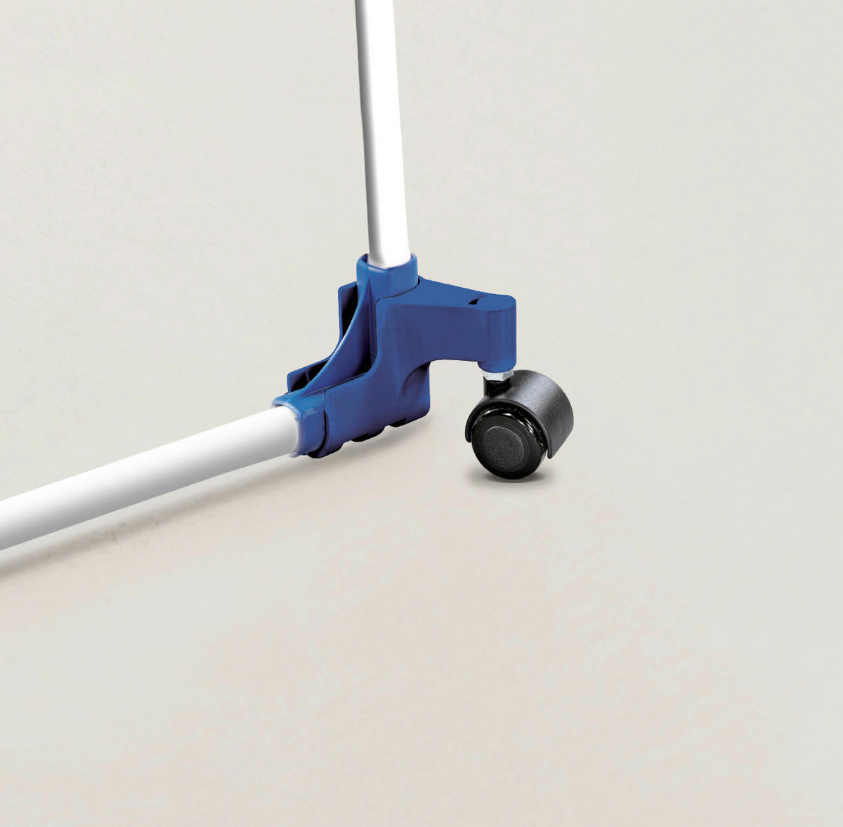 STANDTROCKNER PEGASUS 200 SOLID DEL. M 95/67/87 cm  - Blau/Weiß, Basics, Kunststoff/Metall (95/67/87cm) - Leifheit