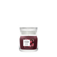 VONNÁ SVIEČKA  - červená, Basics, sklo (6.5/6.5/8.5cm) - Yankee Candle