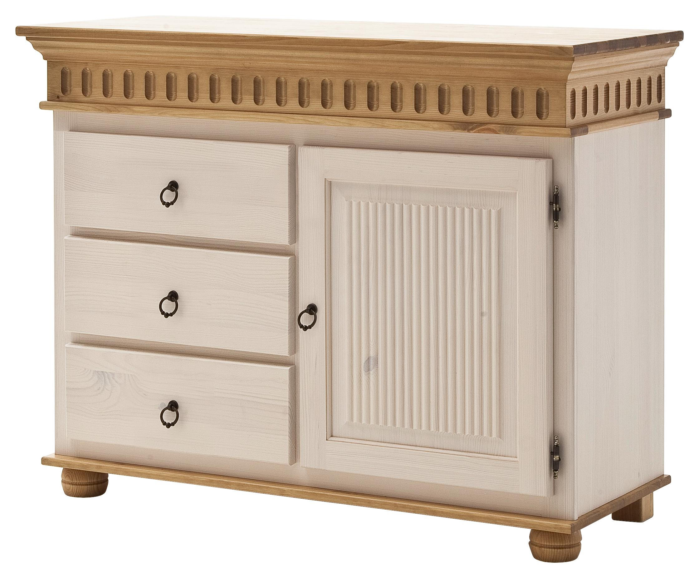 Kommode Kiefer Massiv Weiss Kieferfarben Online Kaufen Xxxlutz