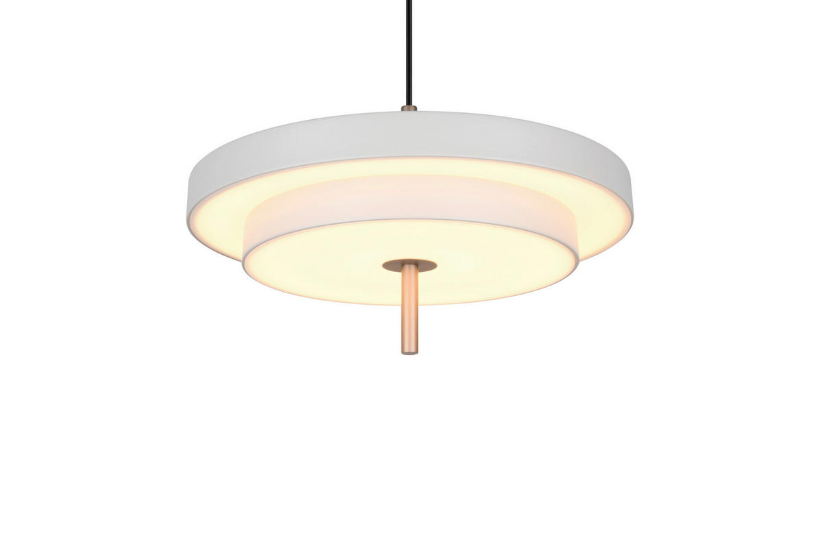 LED FÜGGESZTÉK - sárgarézszínű/szürke, Basics, fém (40/150cm)