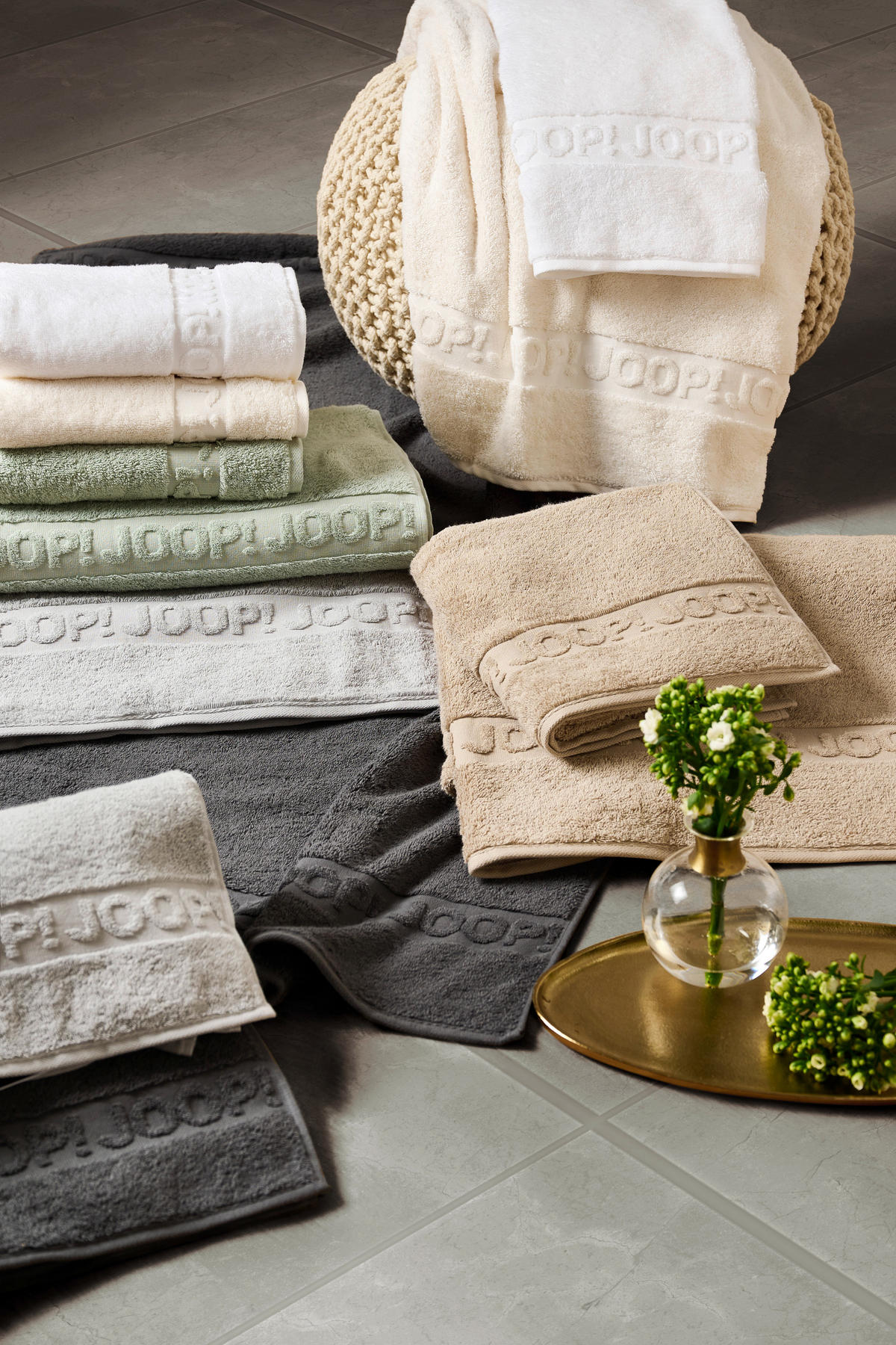 HANDTUCH 50/100 cm Studio Colors Weiß  - Weiß, Basics, Textil (50/100cm) - Joop!