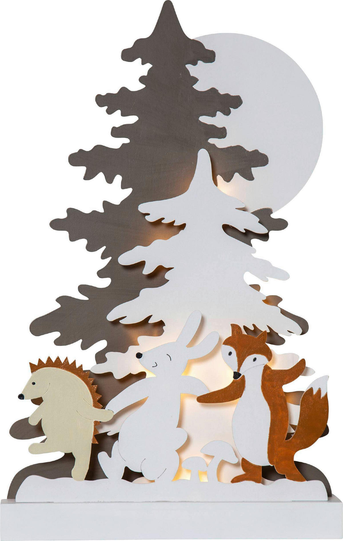 TISCHLEUCHTE  - Natur, Holz/Kunststoff (28/6/44cm) - Eglo