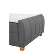 BOXBETT 120/200 cm  in Grau  - Eichefarben/Grau, Design, Holz/Textil (120/200cm) - Xora