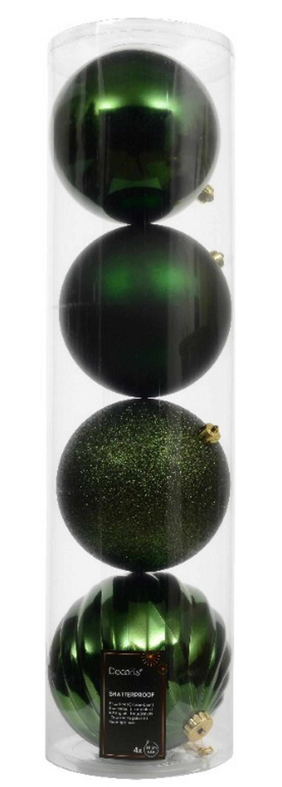 CHRISTBAUMKUGEL-SET  - Basics (14,00/14,00/14,00cm)