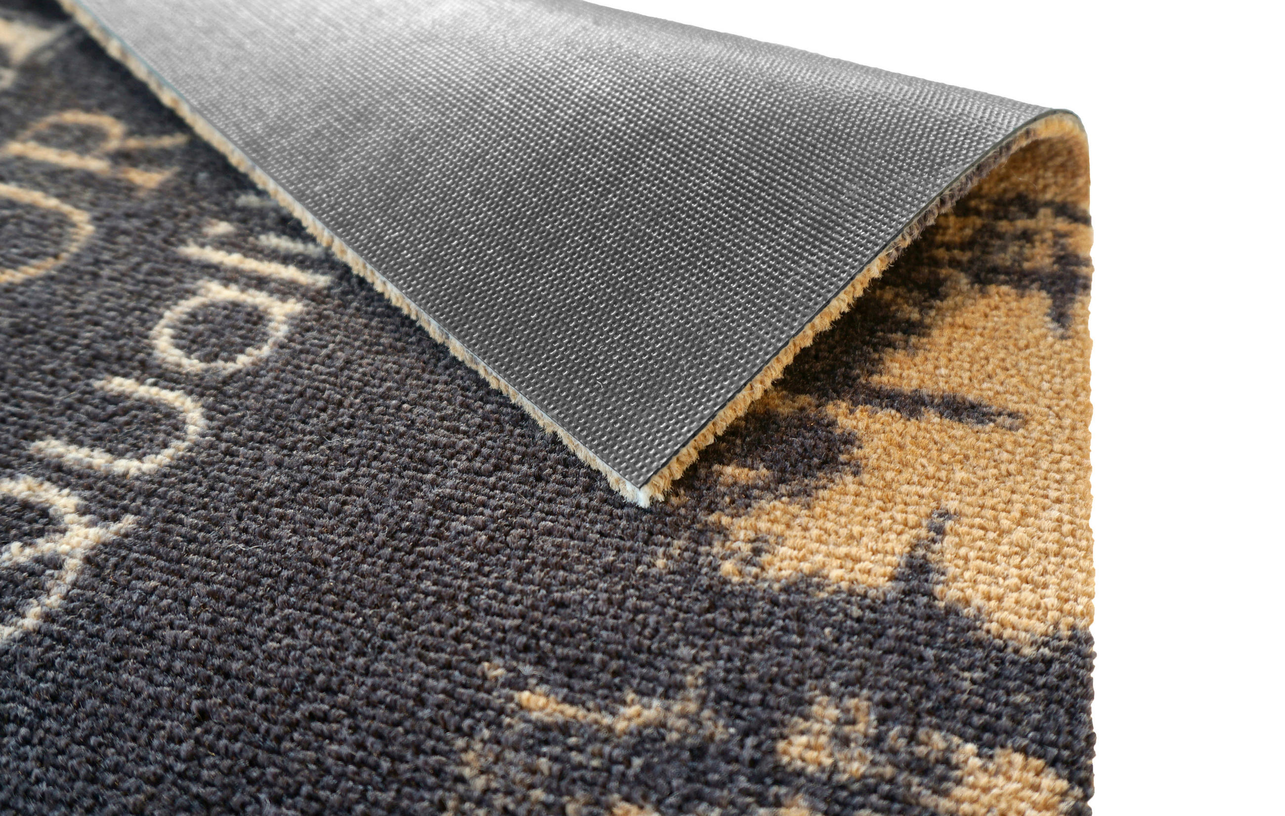 OTIRAČ ZA OBUĆU 50/150 cm   - braon/crna, Osnovno, tekstil (50/150cm)