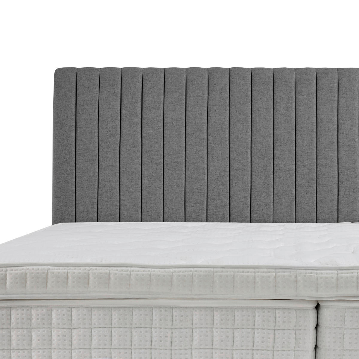 POSTEL BOXSPRING, 180/200 cm, šedá - šedá/černá, Moderní, kov/kompozitní dřevo (180/200cm) - MID.YOU