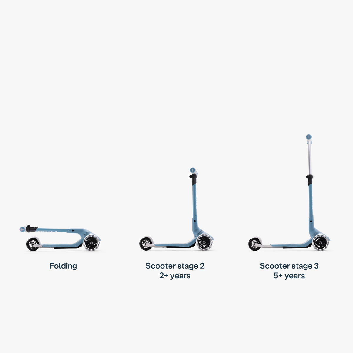 KINDERSCOOTER Xtend Mini+  - Hellblau, Basics, Metall (24/90,5/66cm)