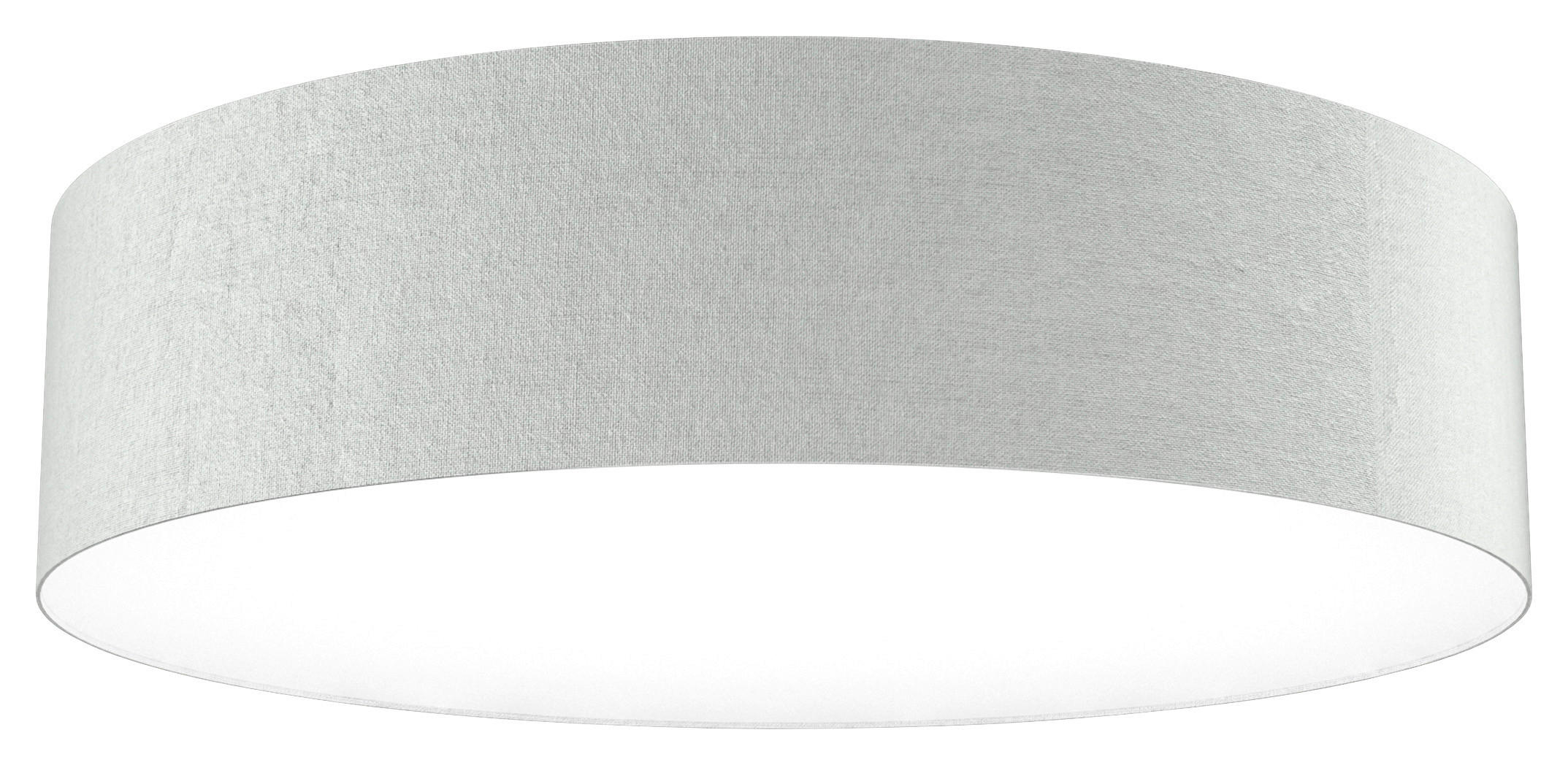 LED-DECKENLEUCHTE Smart 40 cm - Grau, Design, Textil (40cm) - Tint