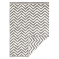 OUTDOORTEPPICH für Terrasse und Balkon 80/150 cm Twin Supreme Grau, Creme  - Creme/Grau, Design, Kunststoff (80/150cm) - Hanse Home